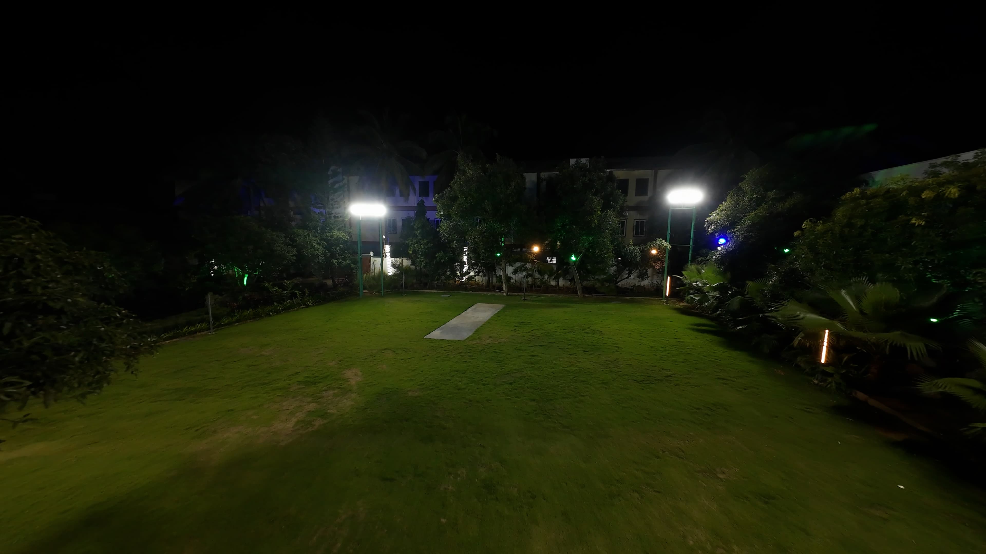 Floodlit Cricket Ground